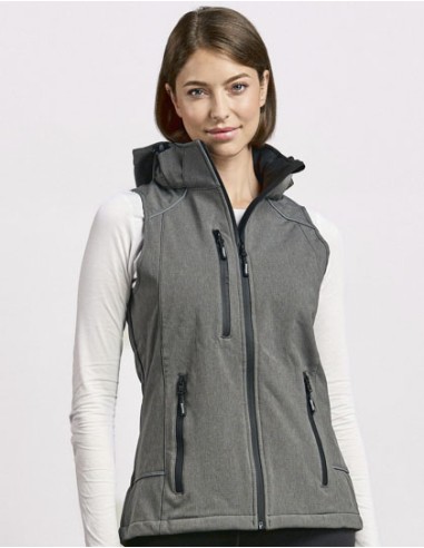 PRM-7845-Womens Softshell Vest